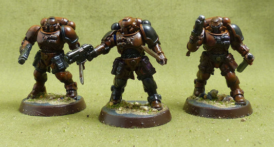 Intercessor Squad set of 3 upgrade painted - Space Marines - Warhammer 40K #1QY