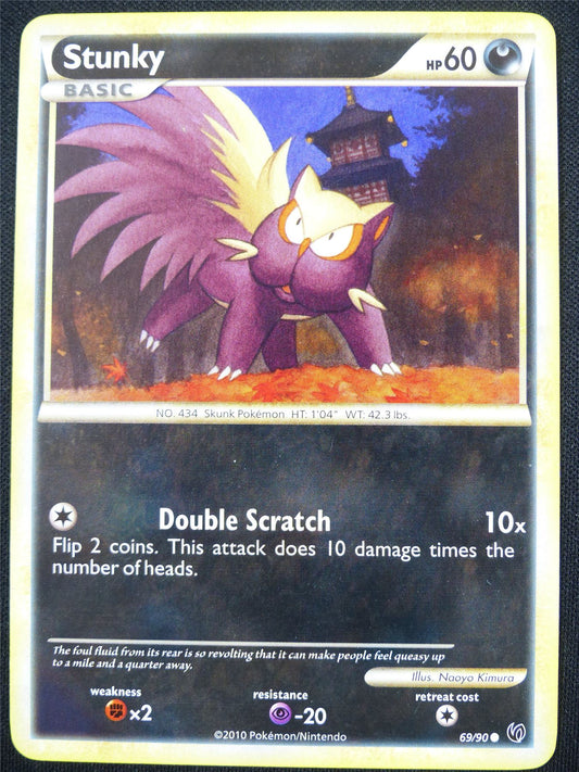 Stunky 69/90 played - Pokemon Card #4EF