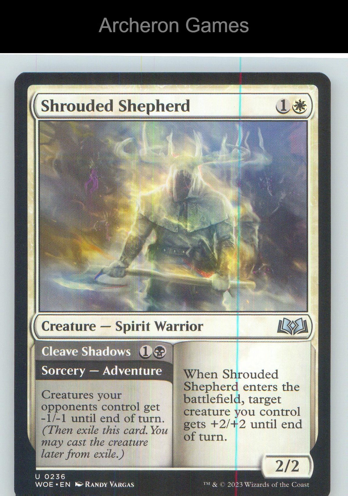 Shrouded Shepherd WOE 236 UC MTG Card NM/EX+