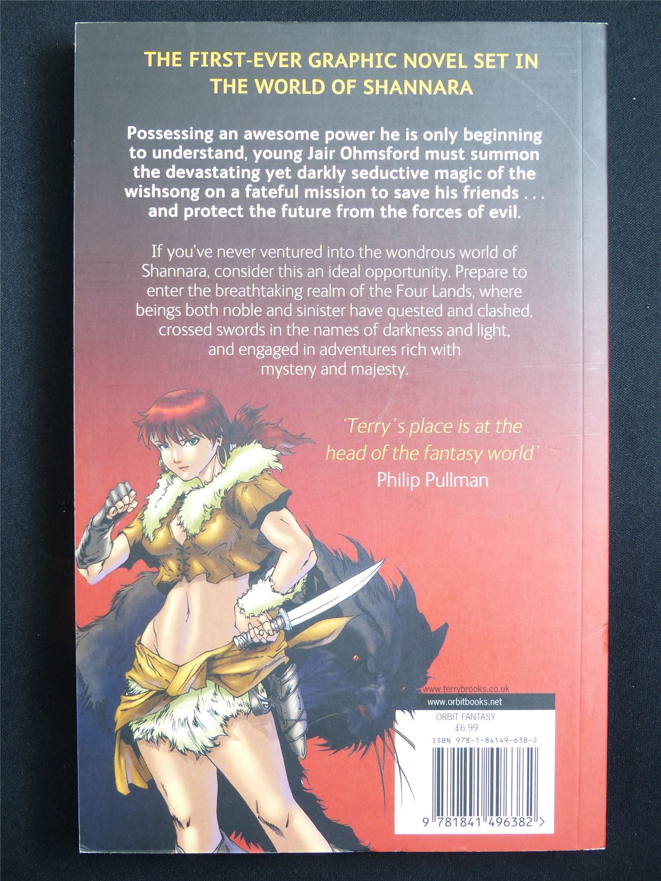 Dark Wraith of Shannara by Terry Brooks - Novel Manga Softback #MA