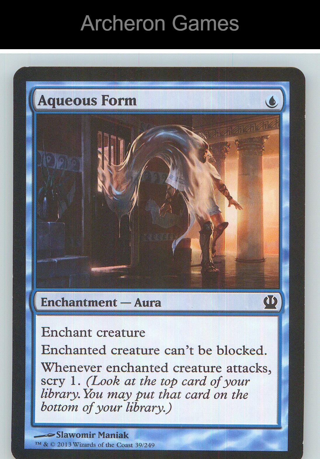 Aqueous Form THS 39 C MTG Card NM/EX+