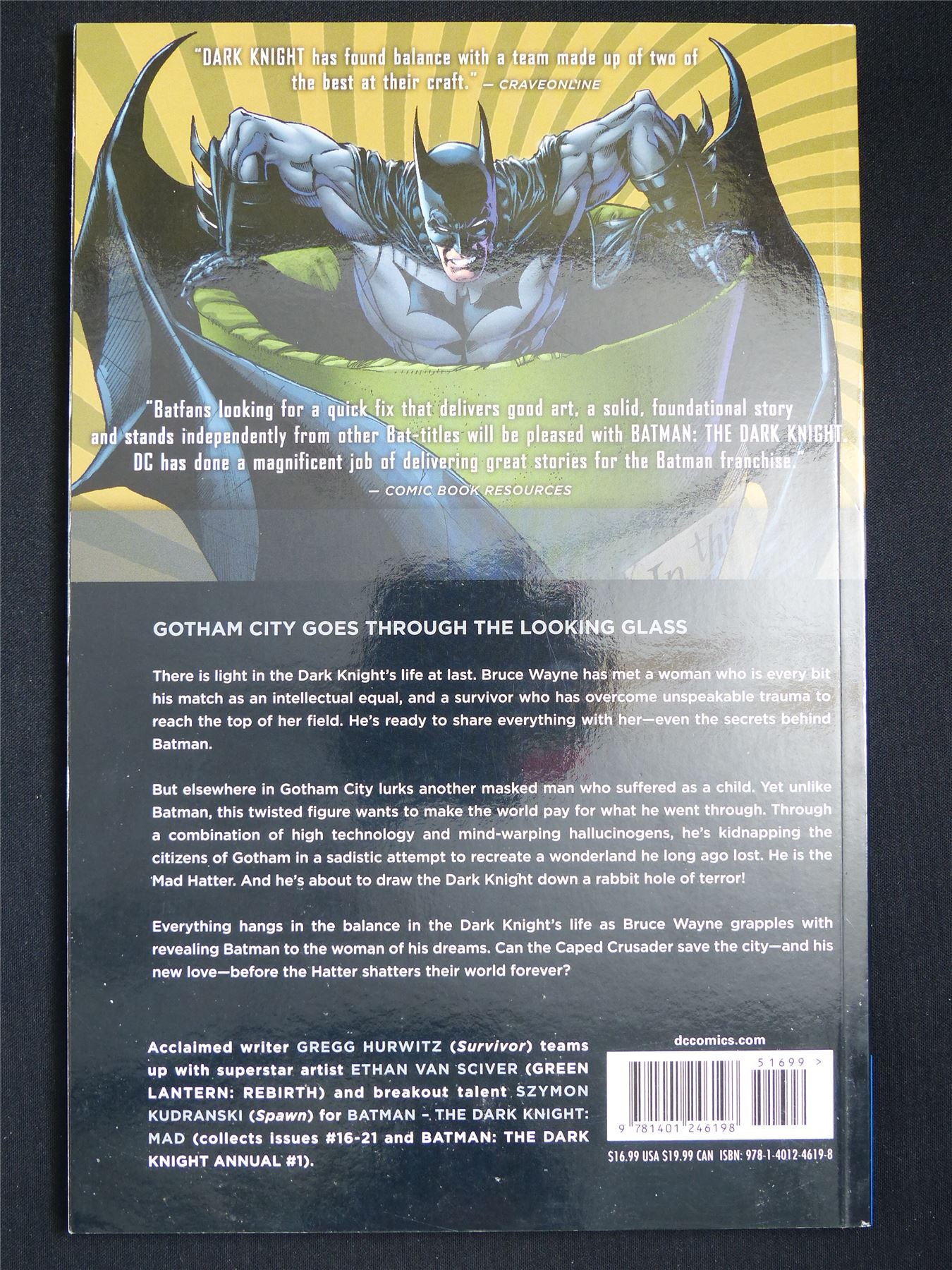 Batman: The Dark Knight volume 3: Mad - DC Graphic Softback #XB