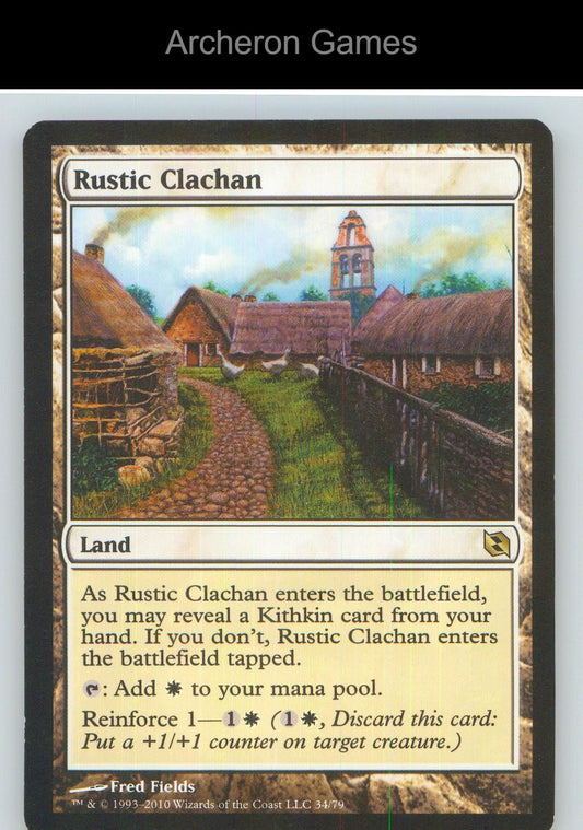 Rustic Clachan EVE 34 R MTG Card NM/EX+