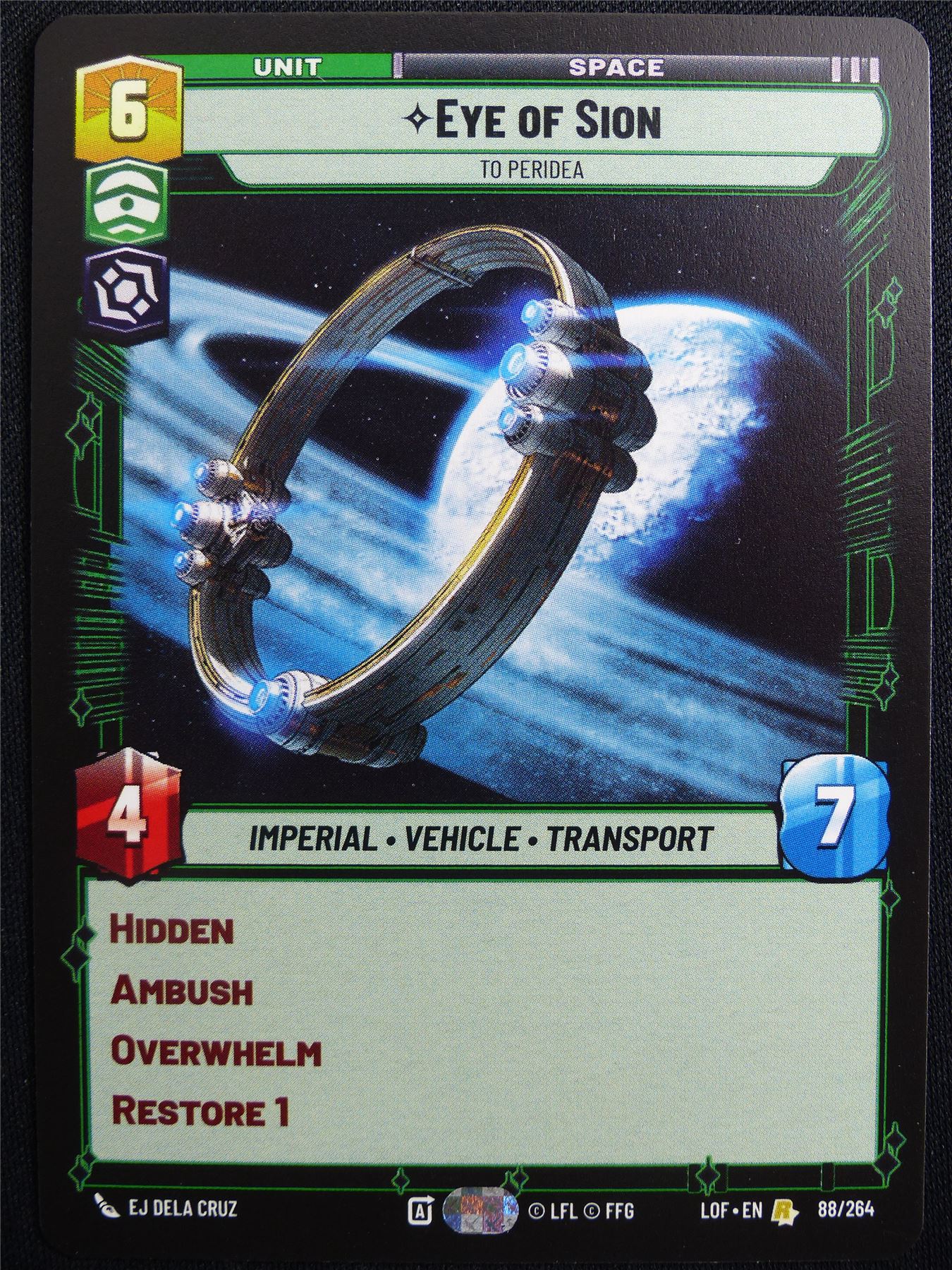 Eye of Sion 88/264 - Star Wars Unlimited Card #4UL