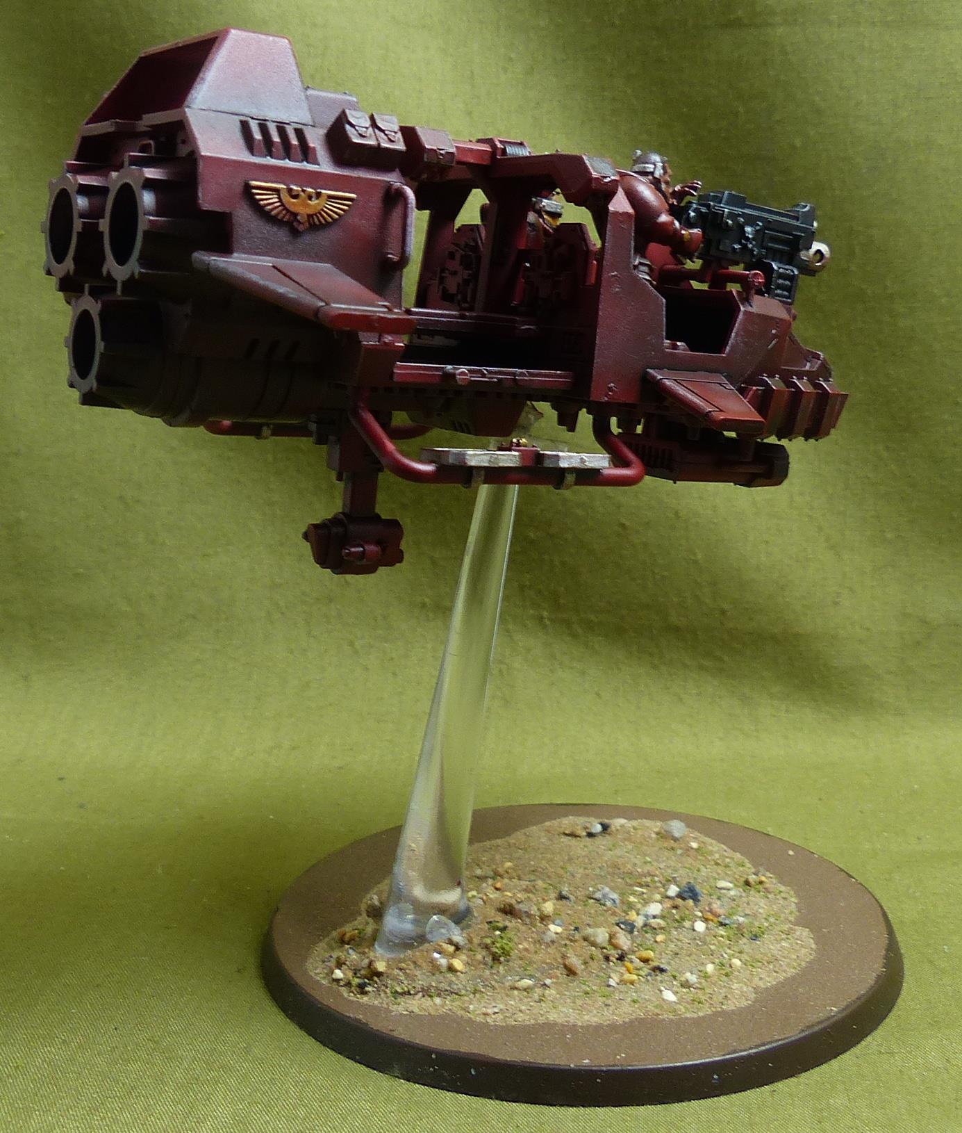 Land Speeder Storm painted - Blood Angels - Warhammer 40K #3YK