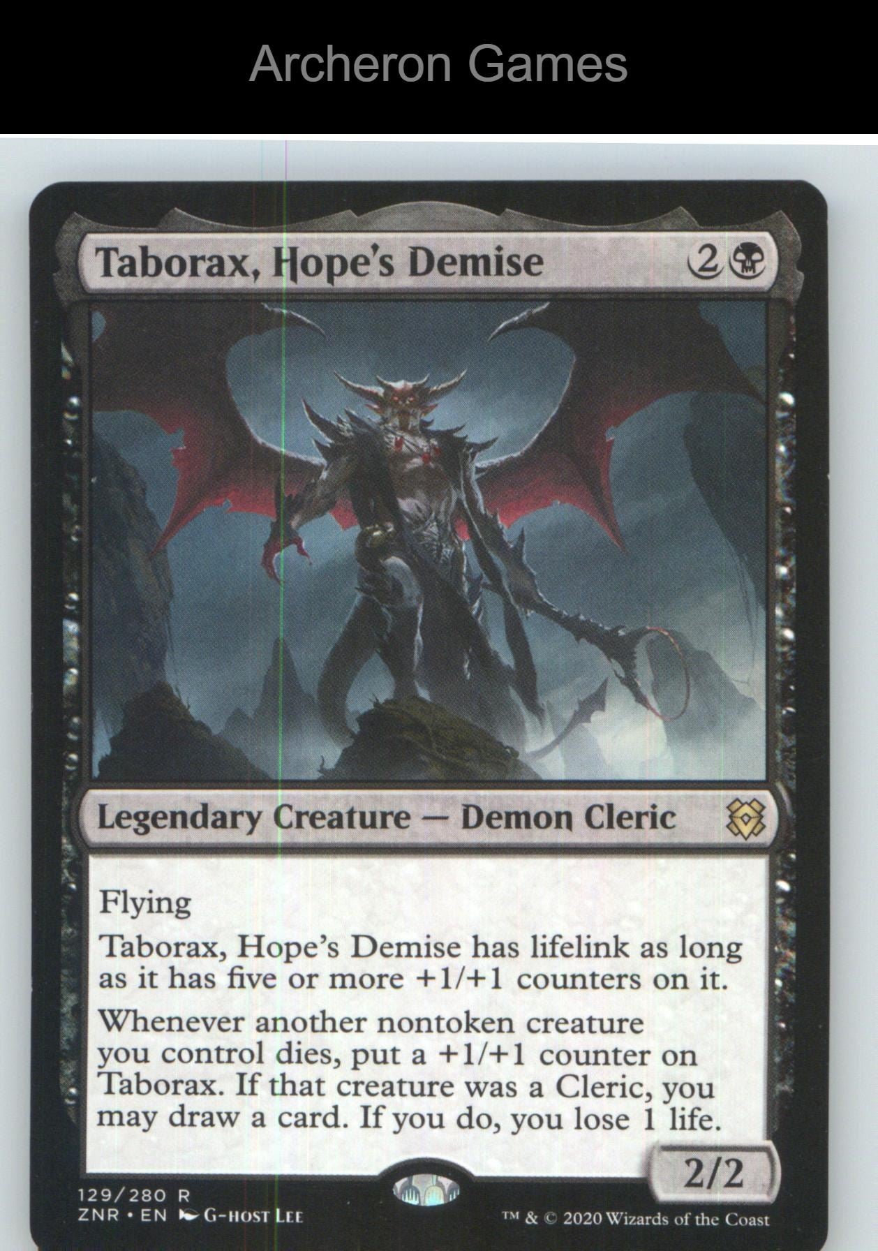 Taborax, Hope's Demise ZNR 129 R MTG Card NM/EX+
