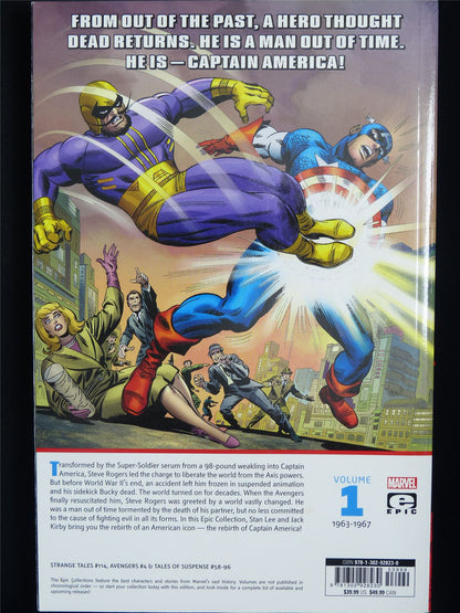 Captain America: Captain America Lives Again - Epic Collection Volume 1 - Marvel Graphic Softback #33G
