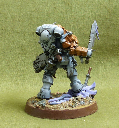 Lieutenant with Combi Weapon painted - White Scars - Warhammer 40K #4CE