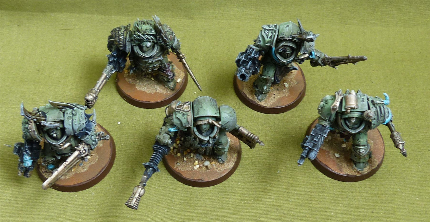 Blightlord Terminators Painted - Death Guard - Warhammer 40K #3VA