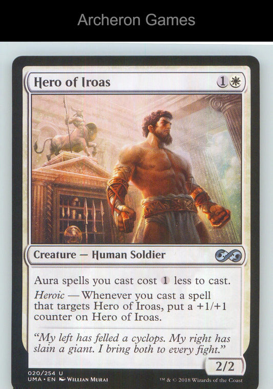 Hero of Iroas UMA 20 UC MTG Card NM/EX+