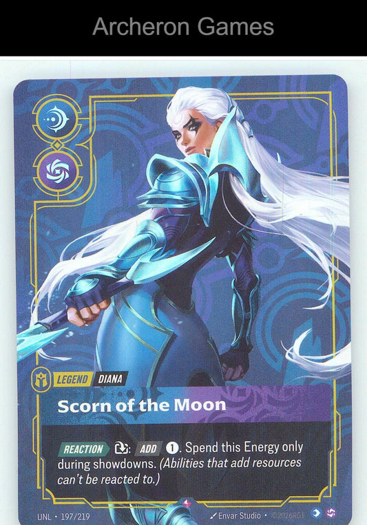 Diana - Scorn of the Moon UNL 197/219 R Unleashed Riftbound Card