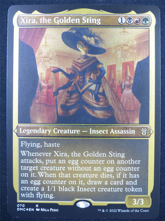 Xira the Golden Sting Etched Foil - DMC - Mtg Card #11U