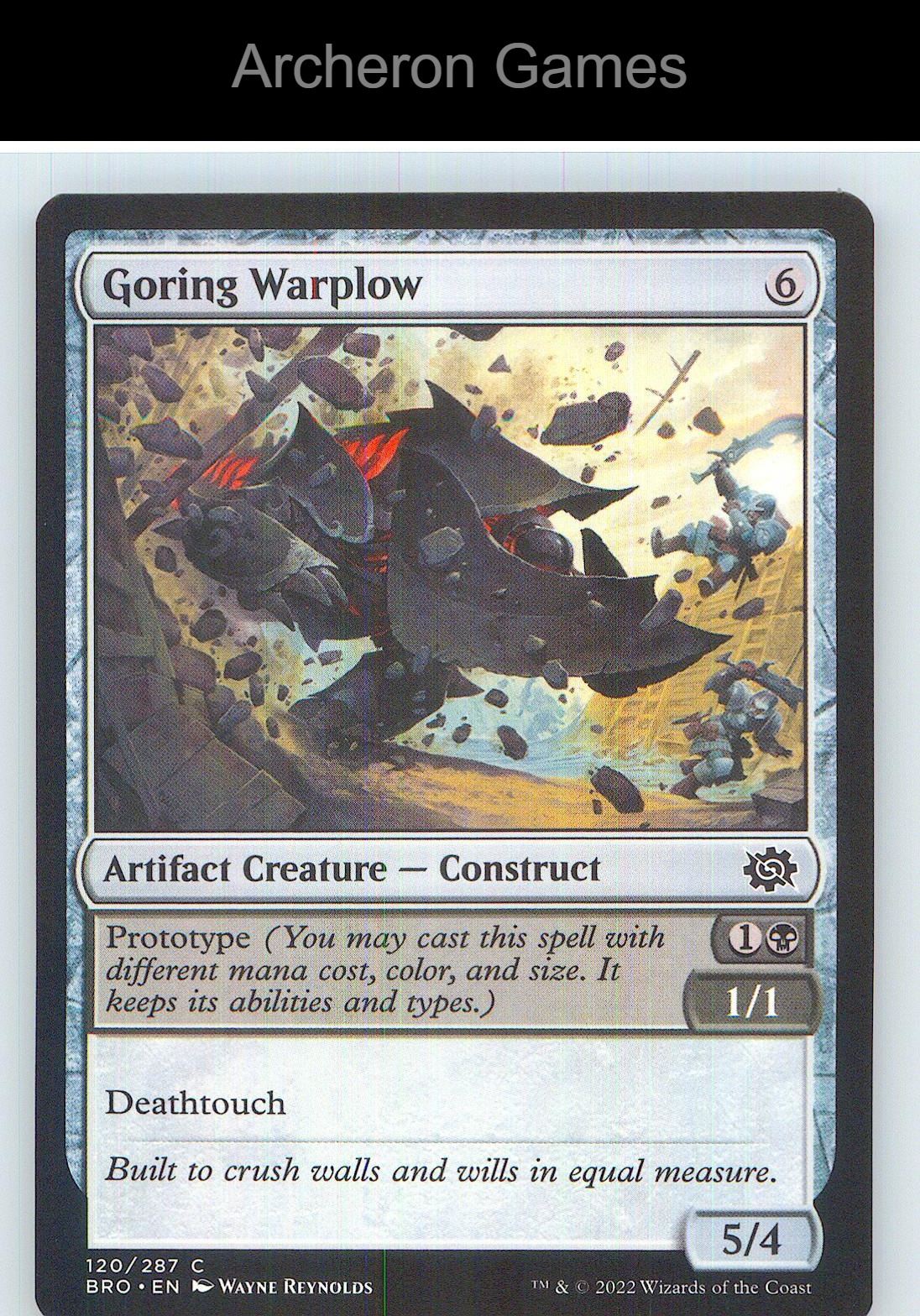 Goring Warplow BRO 120 C MTG Card NM/EX+