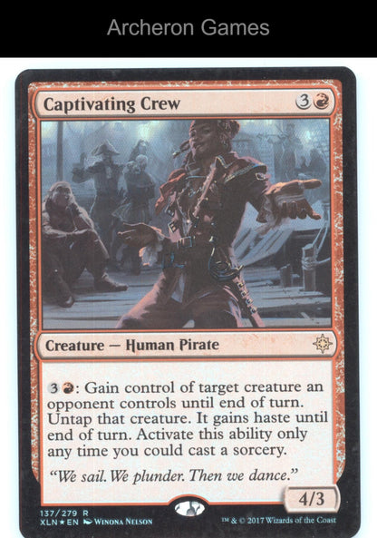 Captivating Crew 137 R MTG Card Prerelease Cards