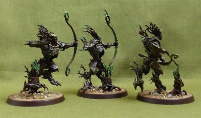 Kurnoth Hunters with Greatbows painted - Sylvaneth - Warhammer Aos #2M2