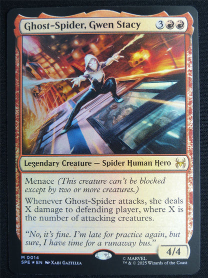 gwen mtg card Ghost-Spider Gwen Stacy Foil - SPM