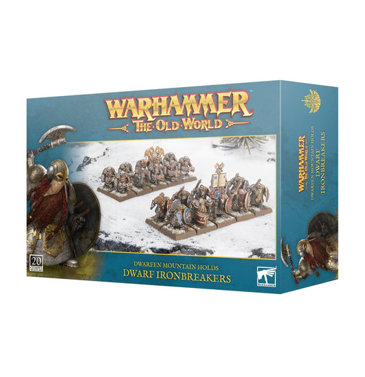 Dwarf Ironbreakers - Dwarfen Mountain Holds - Warhammer The Old World - Available from 3rd August 24