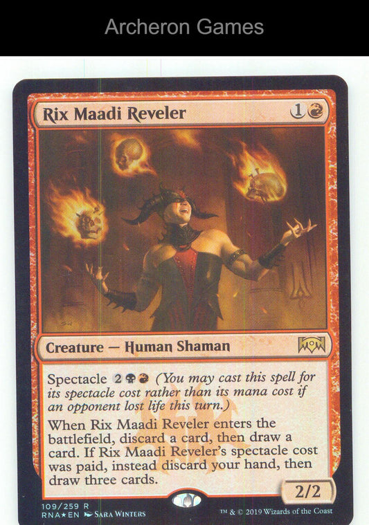 Rix Maadi Reveler RNA 109 R MTG Card NM/EX+ Foil