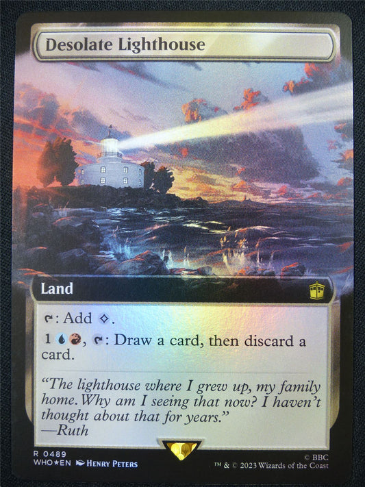 Desolate Lighthouse Extended Foil - WHO - Mtg Card #AG