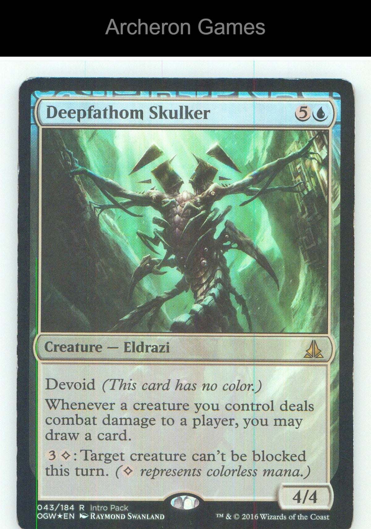 Deepfathom Skulker OGW 43 R MTG Card NM/EX+ Foil