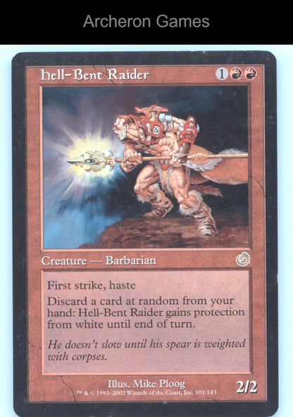 Hell-Bent Raider 101 R MTG Card Torment