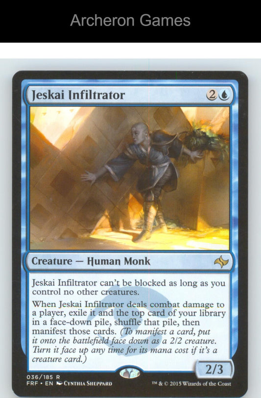 Jeskai Infiltrator FRF 36 R MTG Card NM/EX+