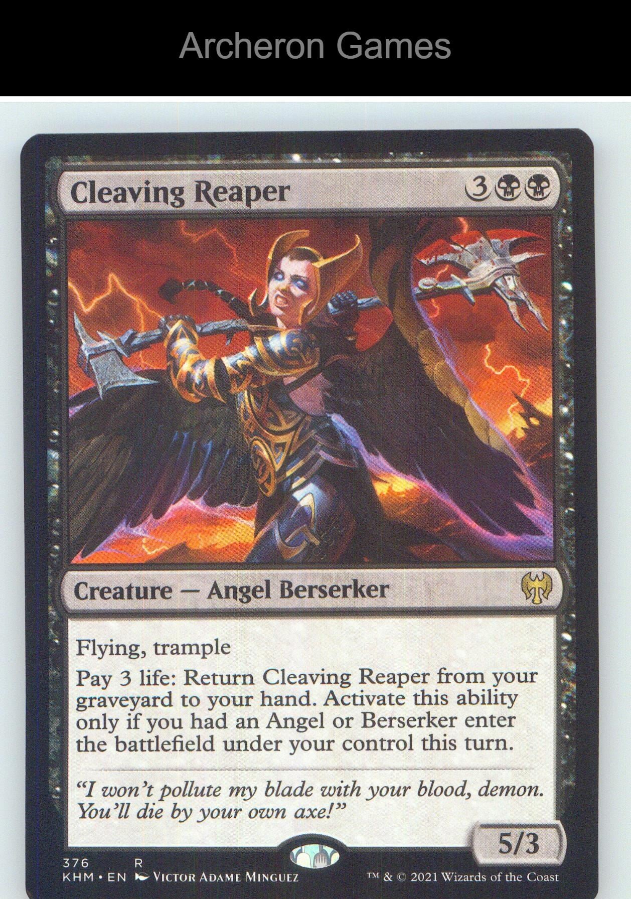 Cleaving Reaper KHM 376 R MTG Card NM/EX+
