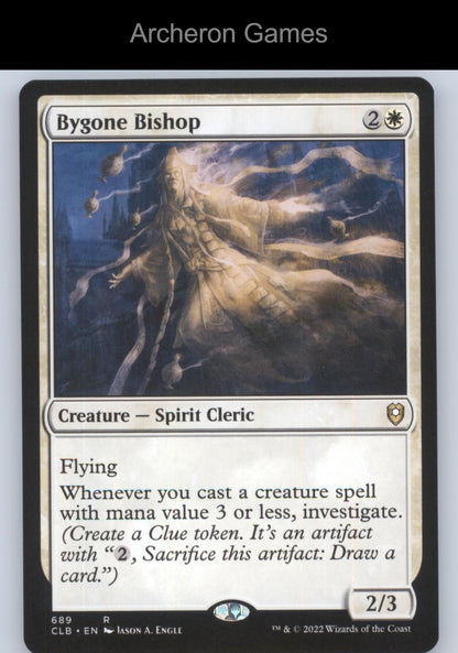 Bygone Bishop 689 R MTG Card Commander Legends: Battle for Baldur's Gate