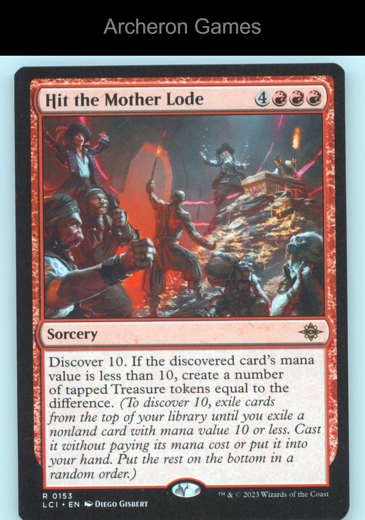 Hit the Mother Lode 153 R MTG Card The Lost Caverns of Ixalan