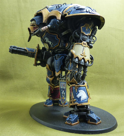 Imperial Knight with Forgeworld Shoulder Pads painted - Warhammer 40K #Z7