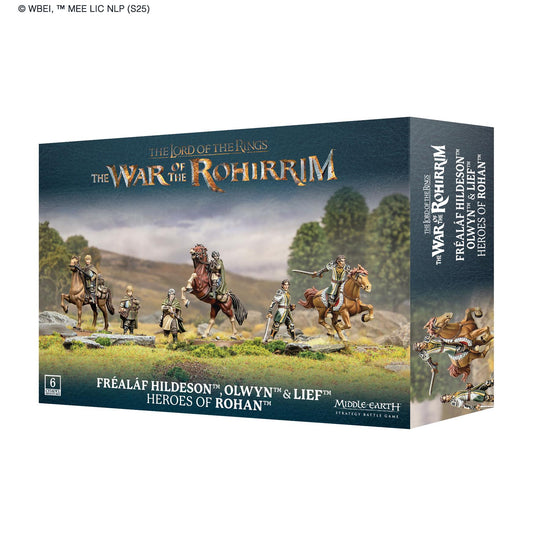 Frealaf Hildeson, Olwyn & Lief: Heroes of Rohan - Middle Earth Strategy Game - Available from 04/10/25