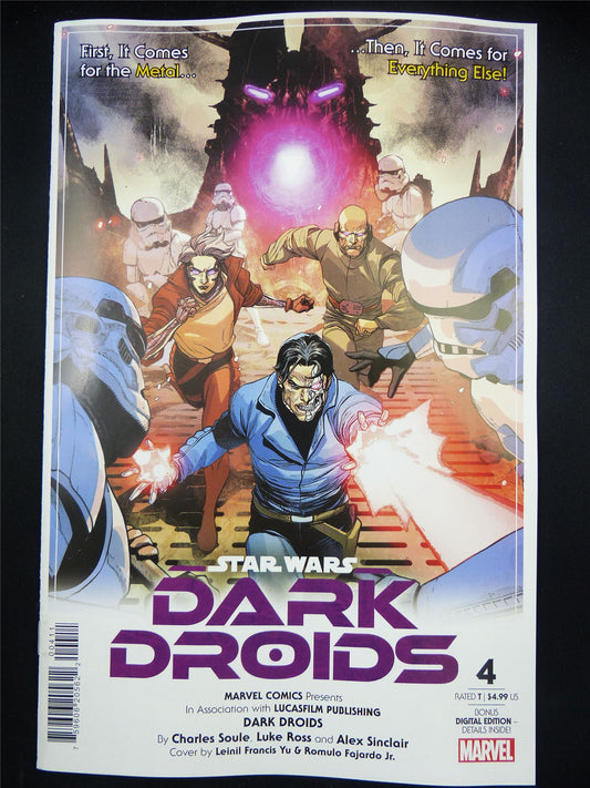 STAR Wars: Dark Droids #4 - Jan 2024 Marvel Comic #QD