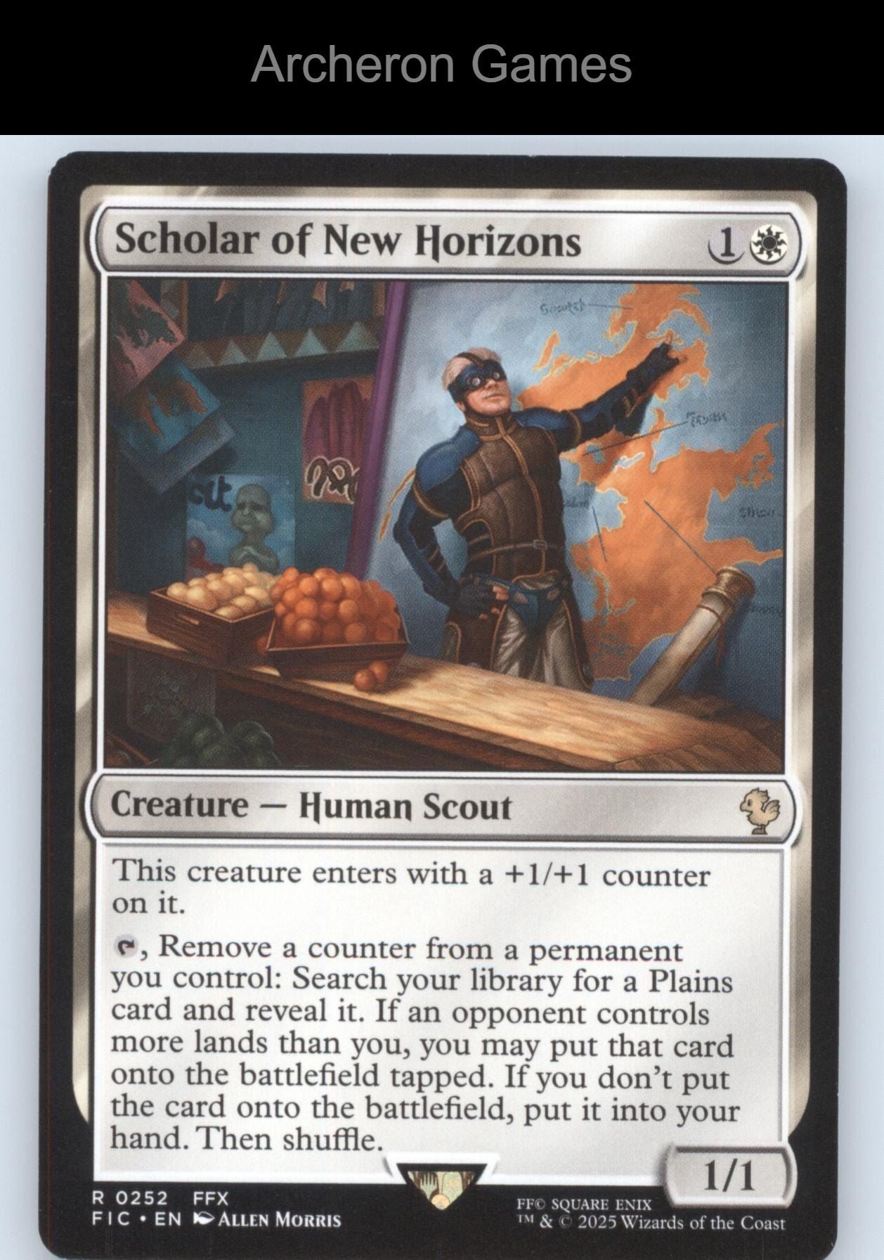 Scholar of New Horizons 252 R MTG Card Commander: FINAL FANTASY