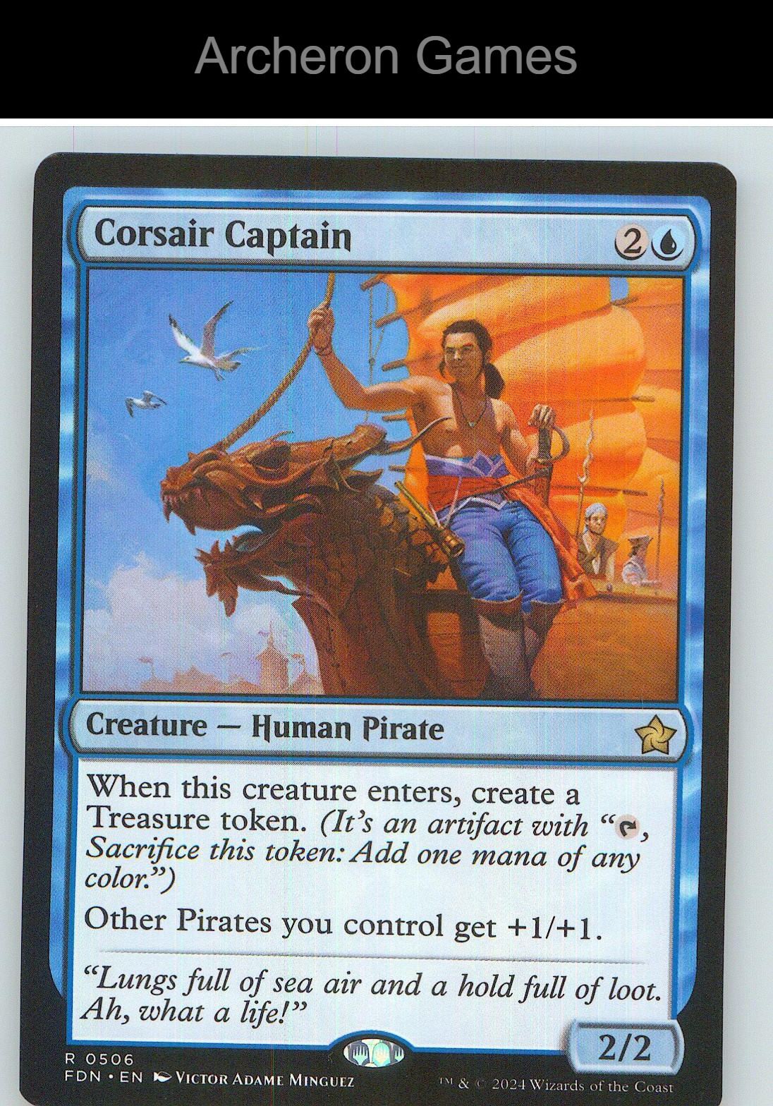 Corsair Captain FDN 506 R MTG Card NM/EX+