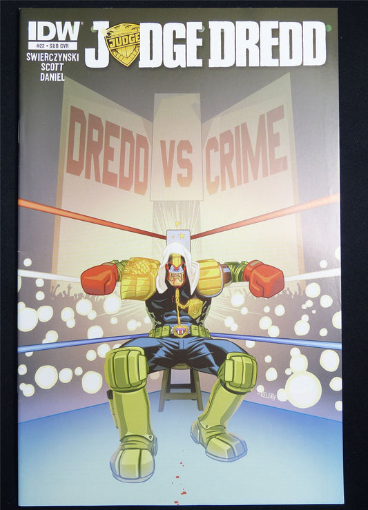 JUDGE Dredd #22 Sub Cvr - IDW Comic #2GU