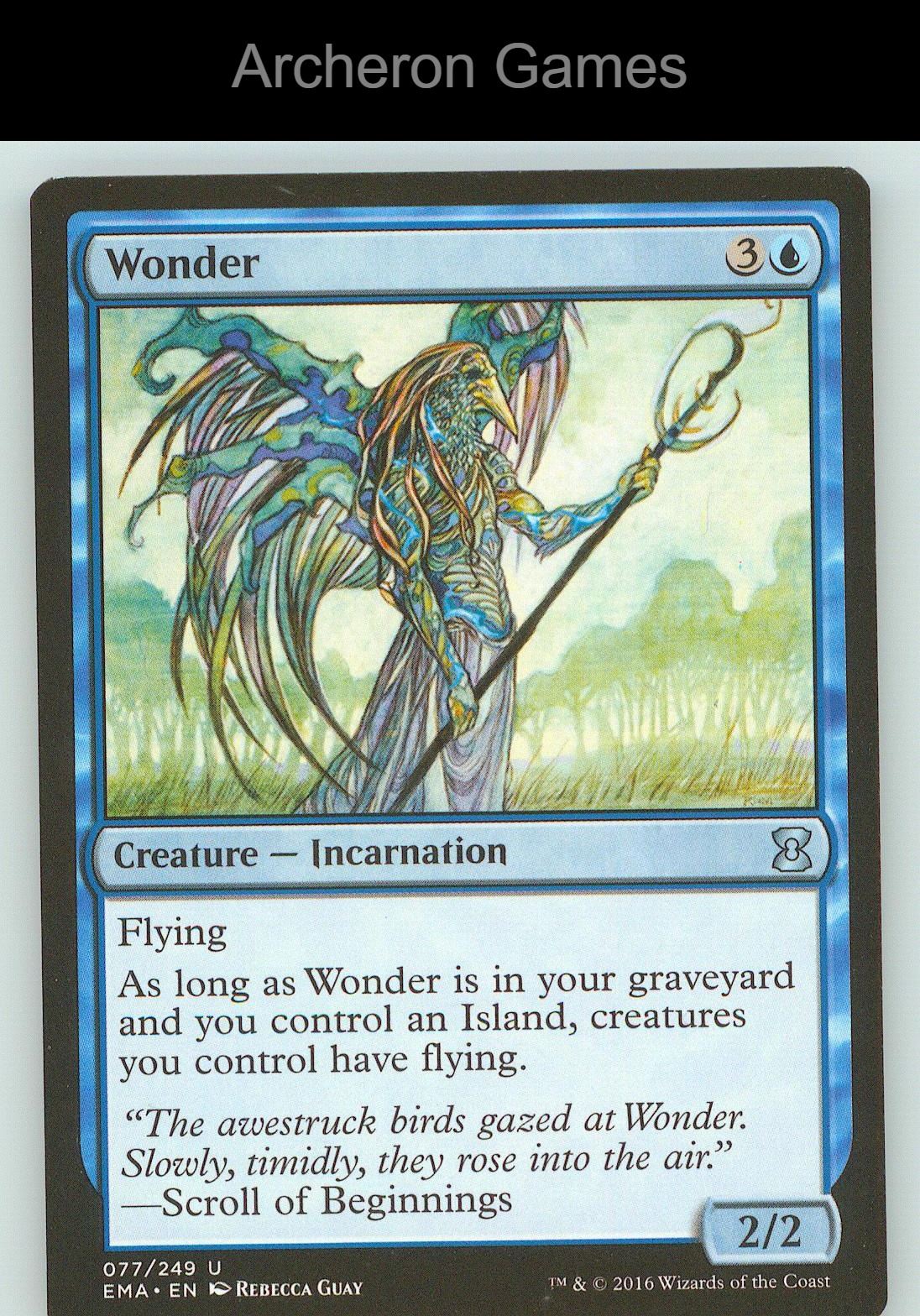 Wonder EMA 77 UC MTG Card NM/EX+