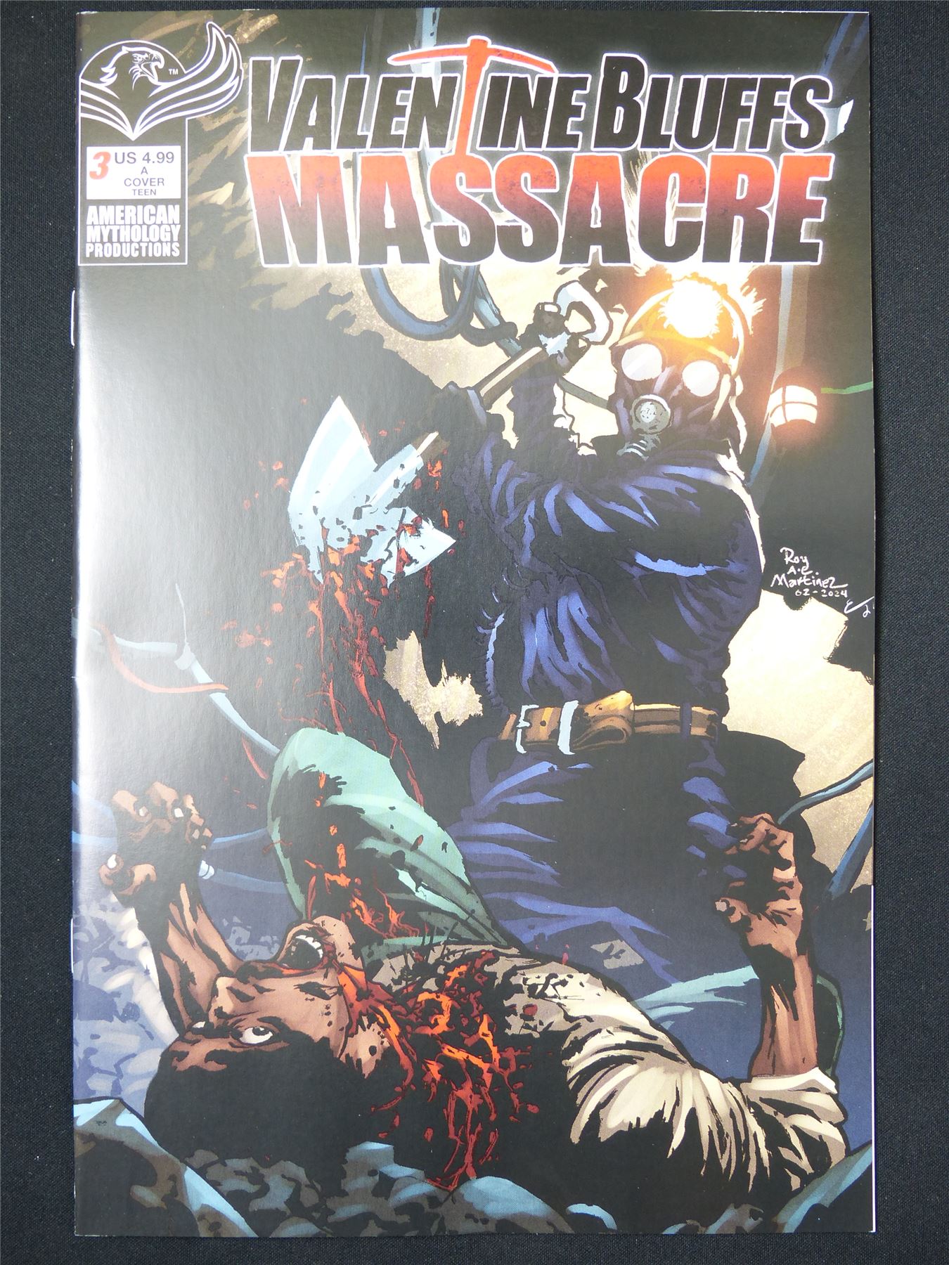 VALENTINE Bluffs: Massacre #3 - Sep 2024 Mythology Comic #1T4