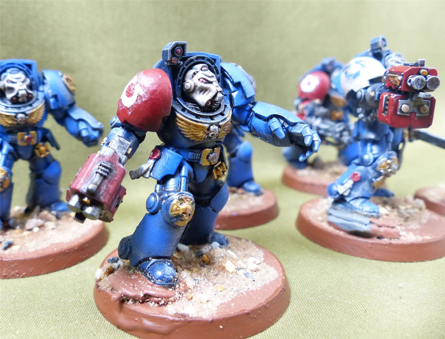 Space Marines - Terminator Squad painted - Warhammer 40K #19Y