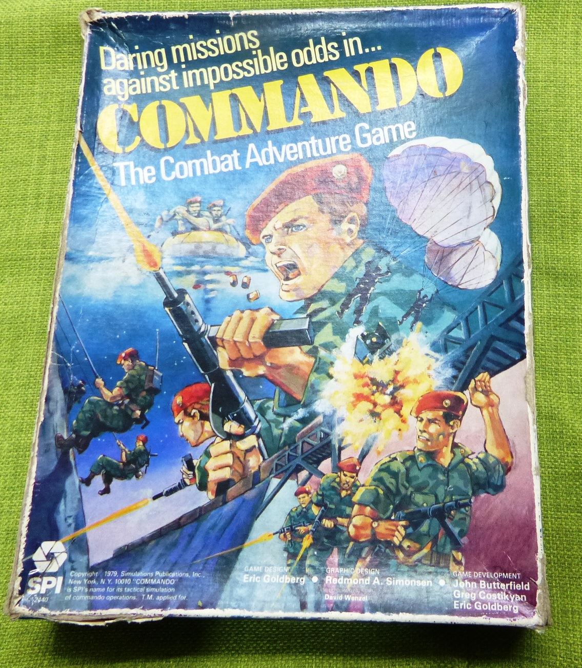 Commando The Combat Adventure Games SPI 2440 #6B
