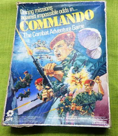 Commando The Combat Adventure Games SPI 2440 #6B