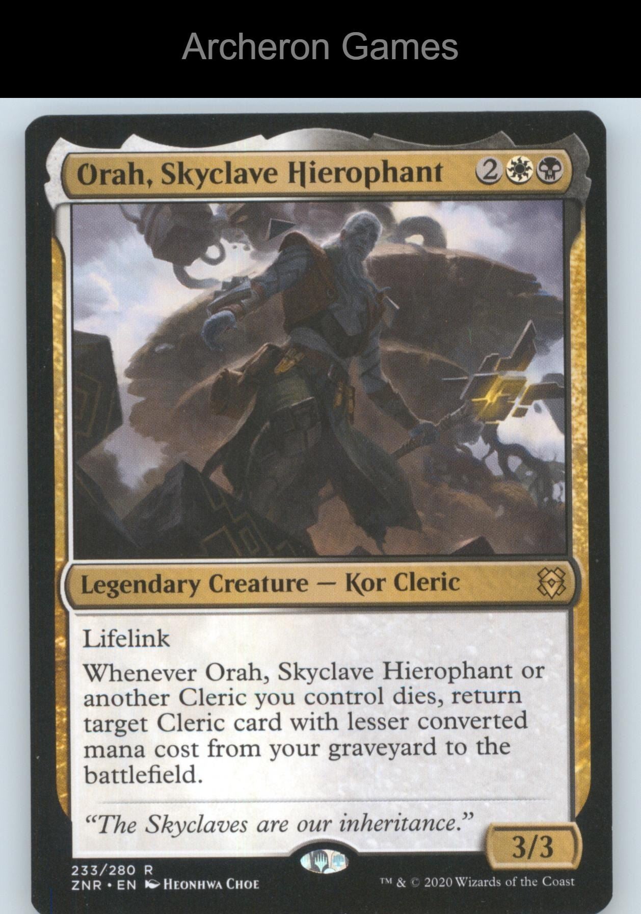 Orah, Skyclave Hierophant 233 R MTG Card Zendikar Rising
