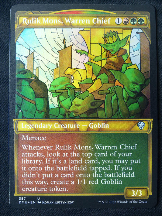 Rulik Mons Warren Chief Textured Foil - DMU - Mtg Card #2CC