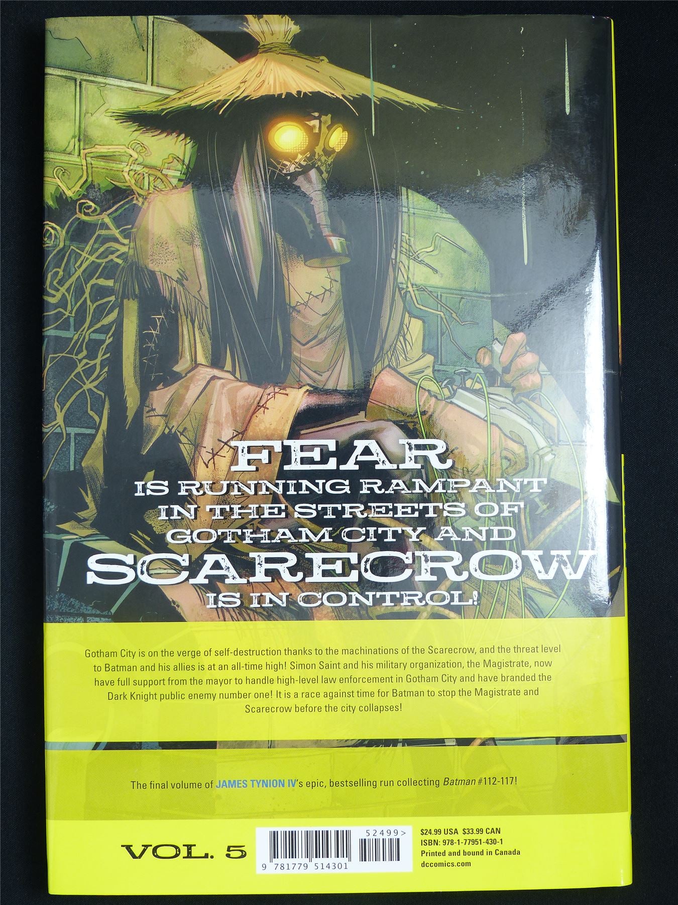 Batman volume 5: Fear State - DC Graphic Hardback #XP