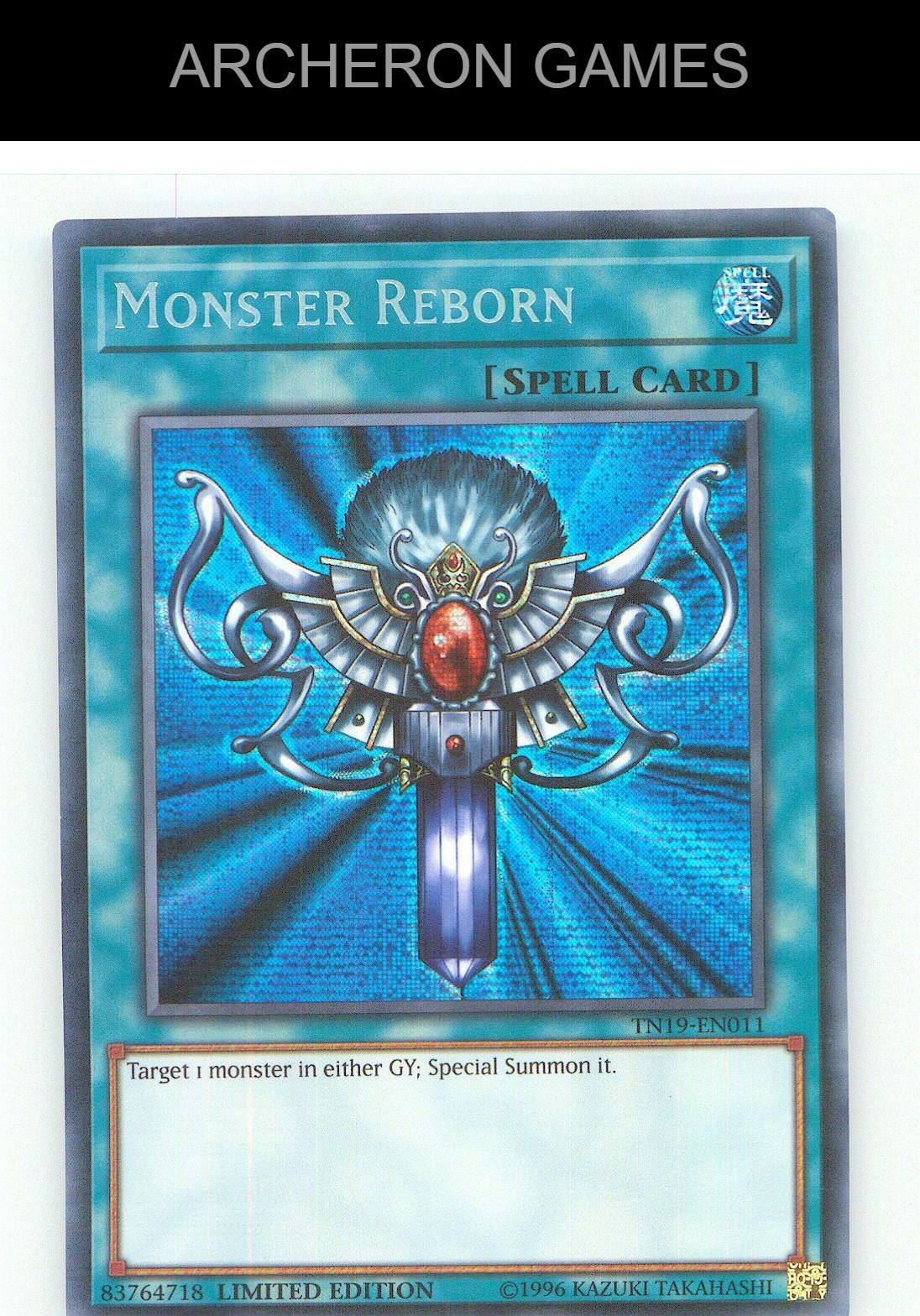 Monster Reborn (PCR) Prismatic Collector's Rare YUGIOH Card 1st Edition