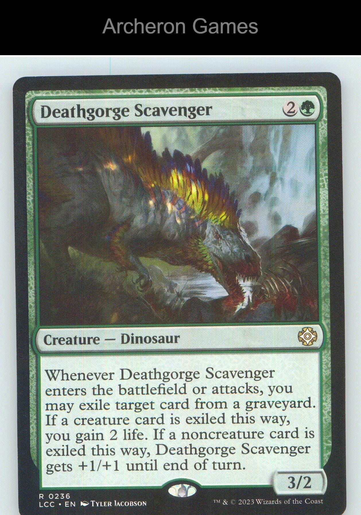 Deathgorge Scavenger LCC 236 R MTG Card NM/EX+