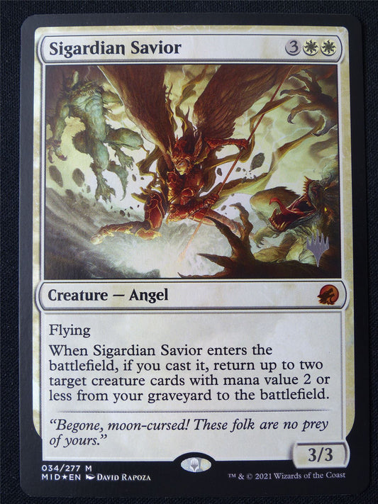 Sigardian Savior Promo stamped Foil - MID - Mtg Card #241