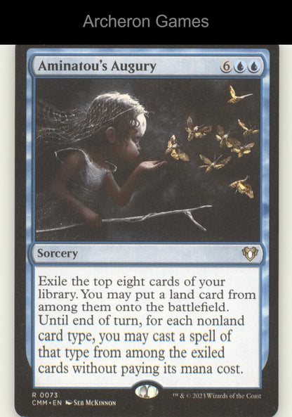 Aminatou's Augury 73 R MTG Card Commander Masters