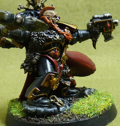 Wolf Lord Crom painted - Space Wolves - Warhammer Horus Heresy #4XF