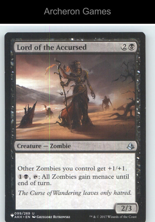 Lord of the Accursed AKH 99 UC MTG Card NM/EX+