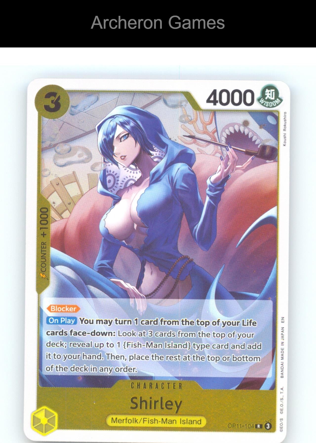 Shirley OP11-104 R One Piece Card NM/EX+ Foil